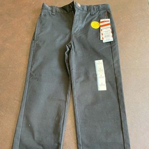 Cat & Jack black straight leg pants boy NWT